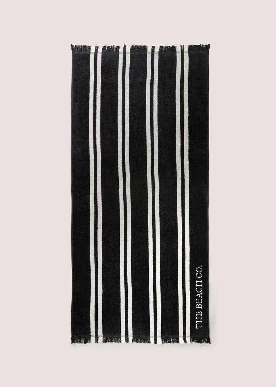 Black Beach Co Towel