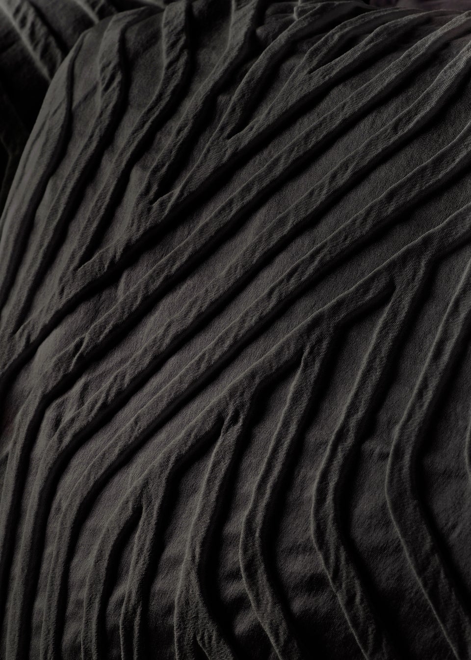 Black Geometric Duvet Set