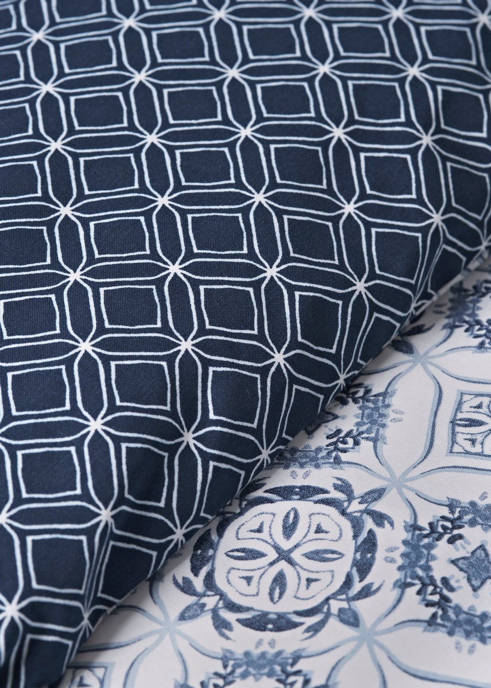 Blue Tile Duvet Set