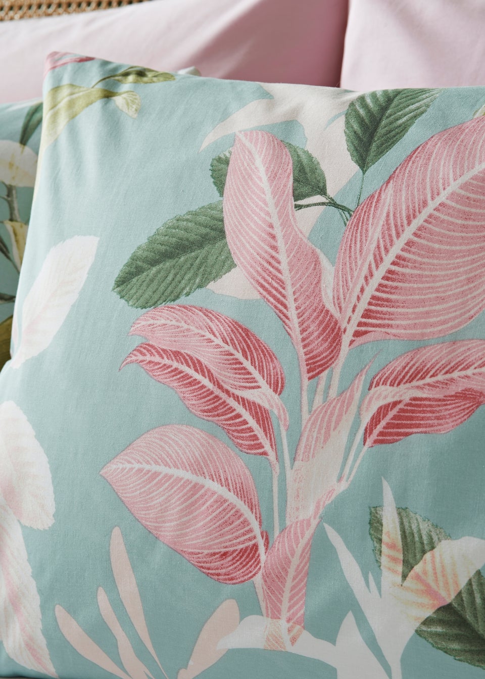 Turquoise Paradise Floral Duvet Set