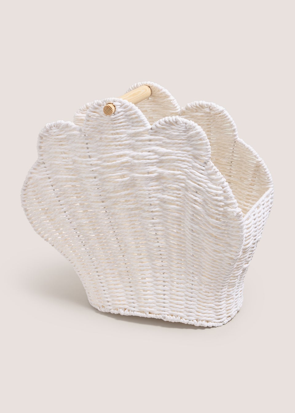White Shell Basket