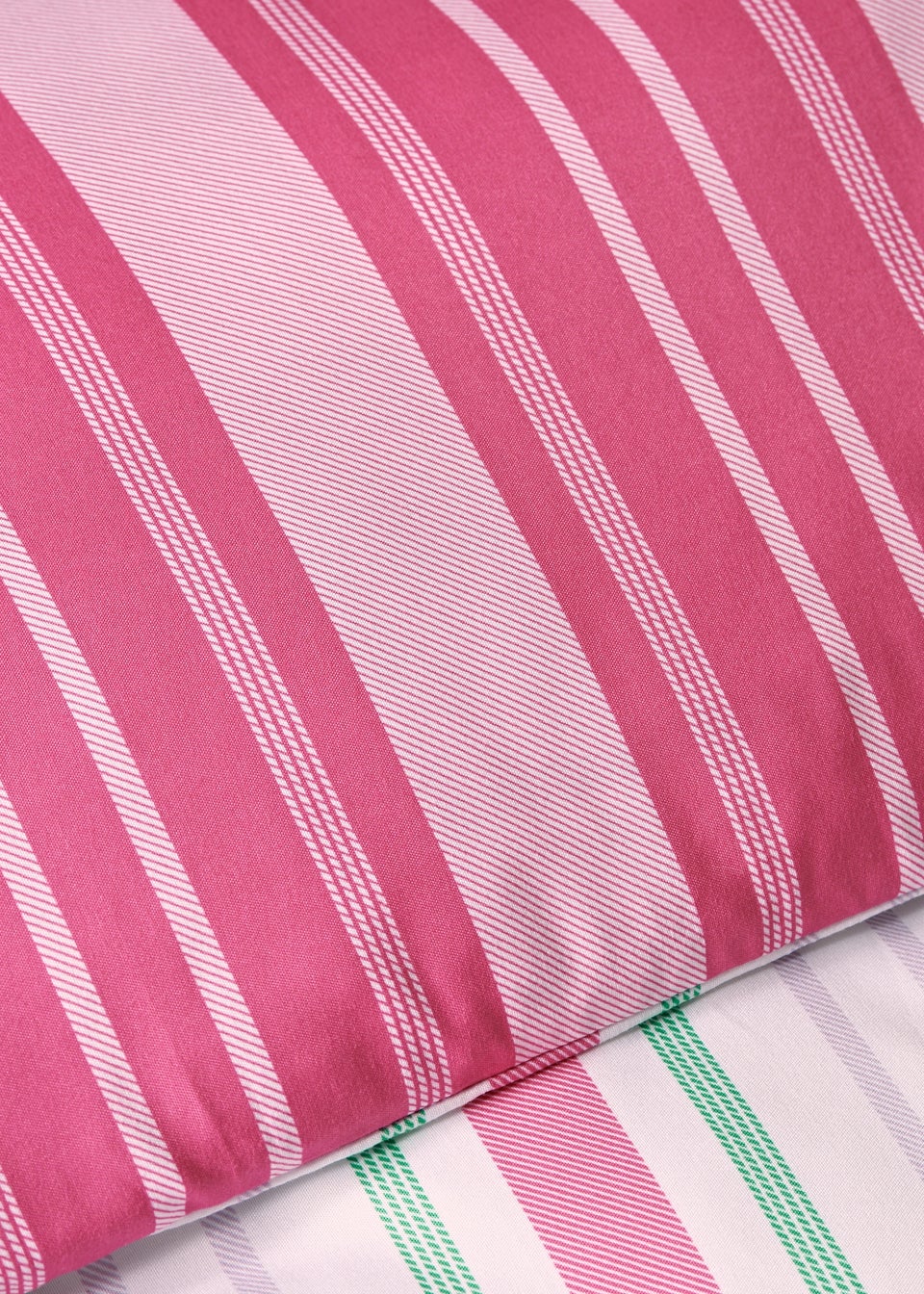 Pink Multi Stripe Duvet Set
