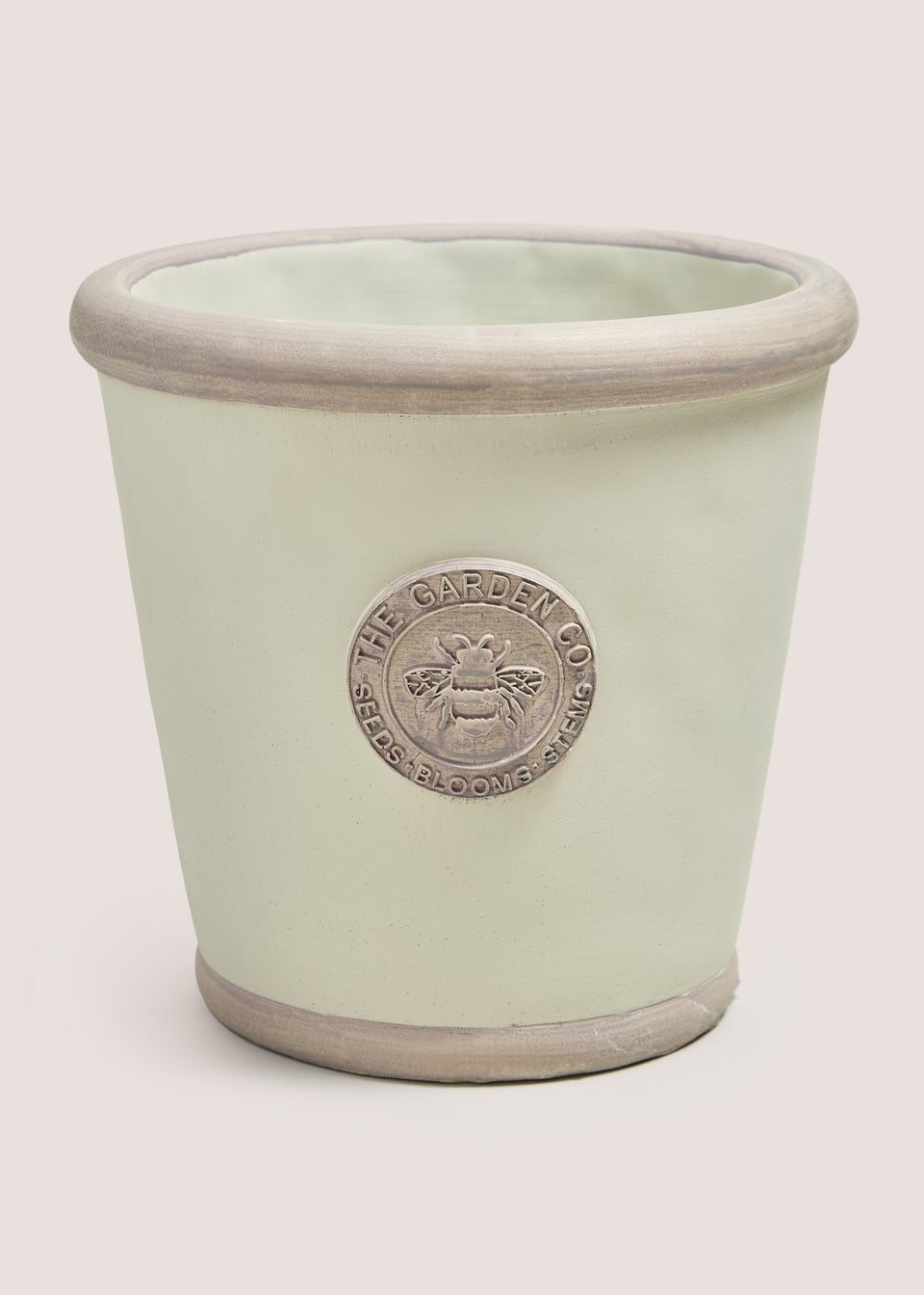 Cream Bee Stamp Planter