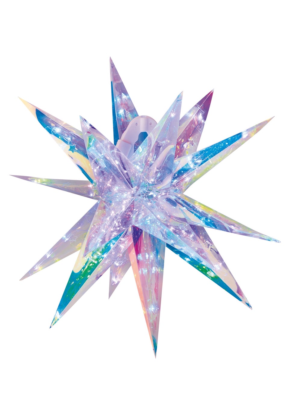 Premier Decorations Battery Operated Dream Light Sputnik with 100 White LEDs 35cm