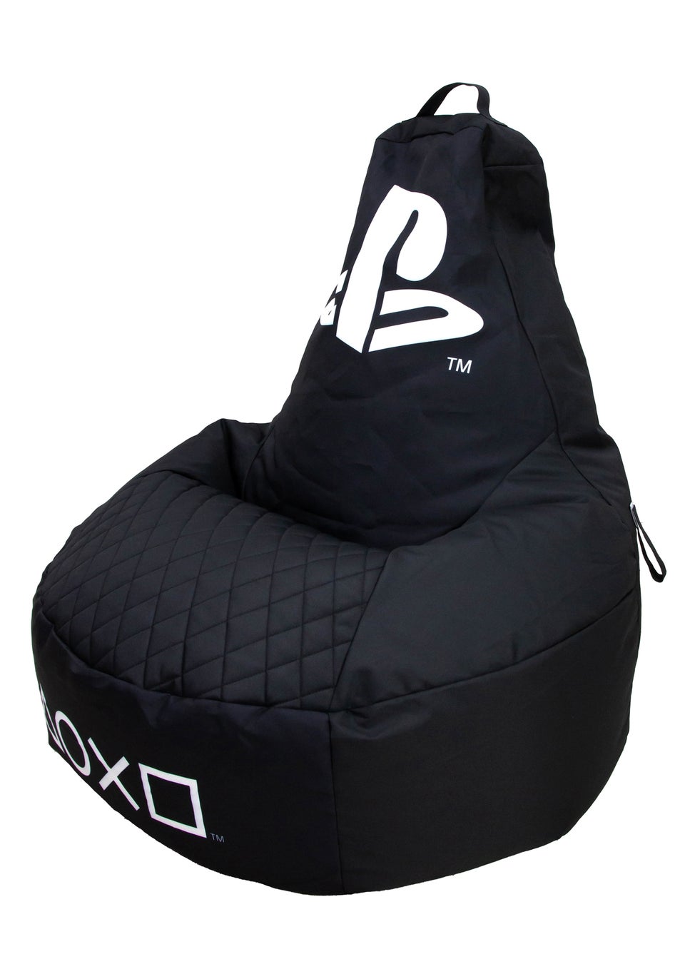 PlayStation High Back Black Lounging Gaming Bean Chair