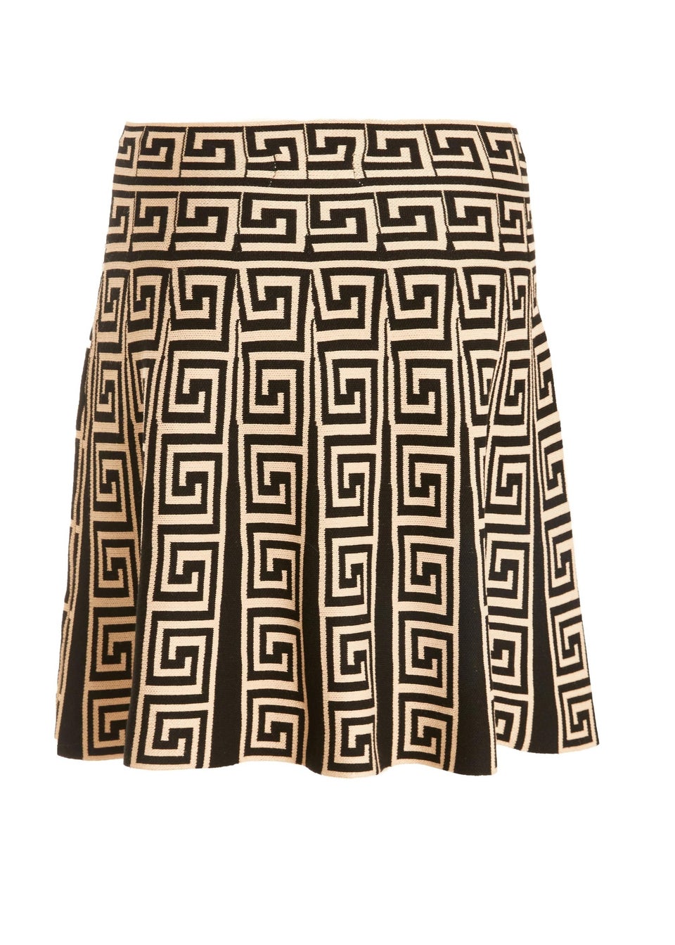 Quiz black pleated skirt online