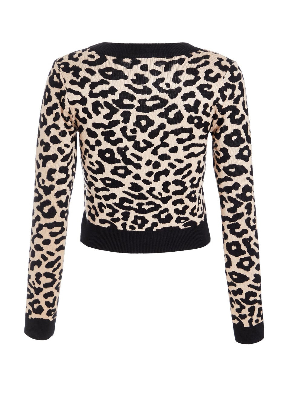 Black leopard jumper store