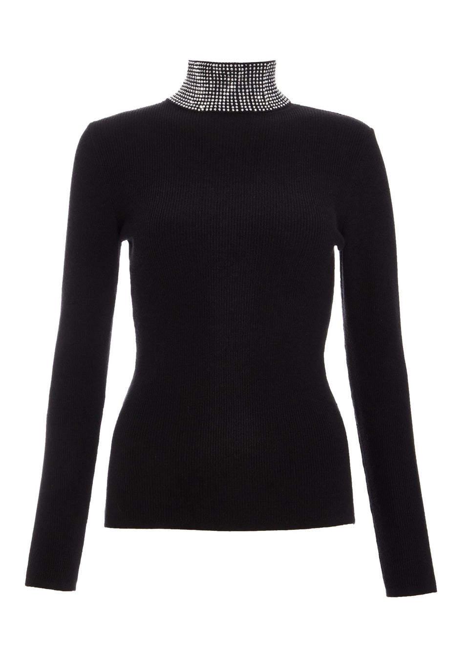 Matalan black polo neck jumper store