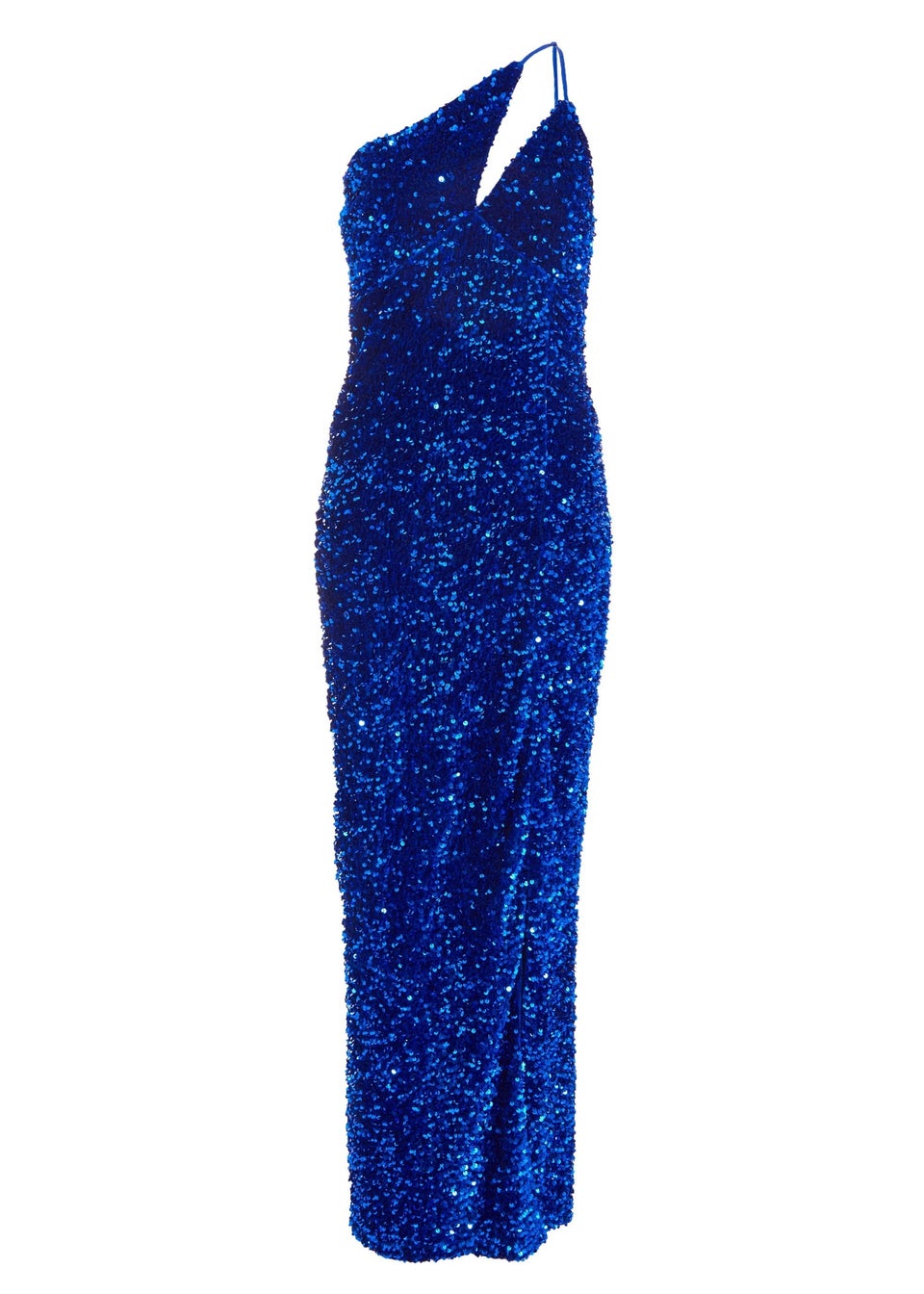 Quiz blue sparkly dress shop