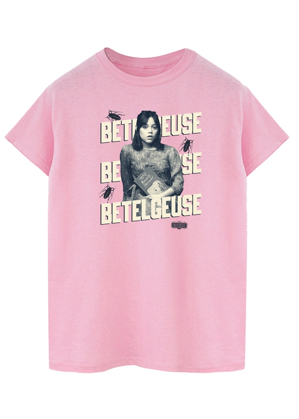 Beetlejuice Astrid Betelgeuse Pink Boyfriend Fit T-Shirt