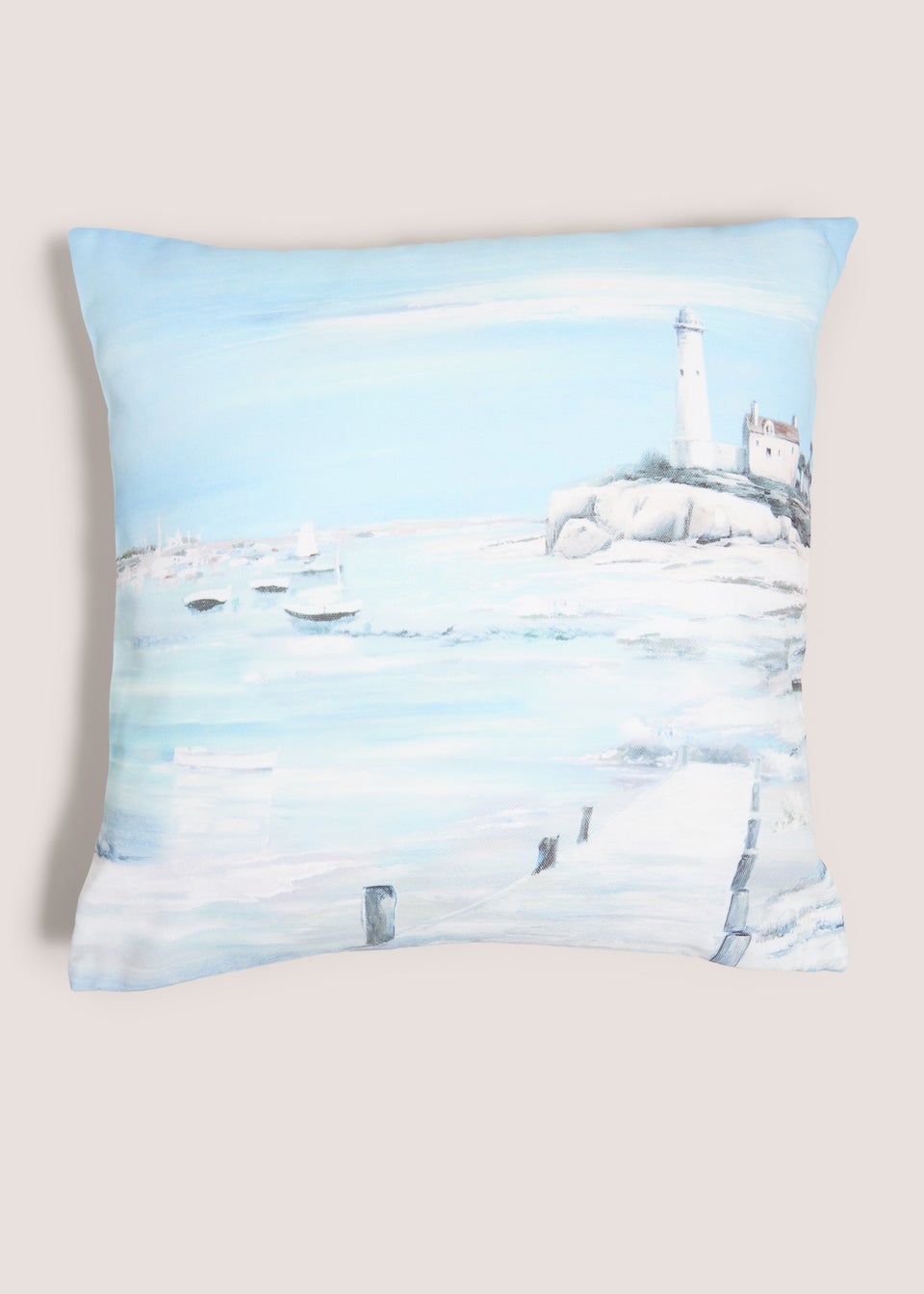 Harbour Scene Cushion