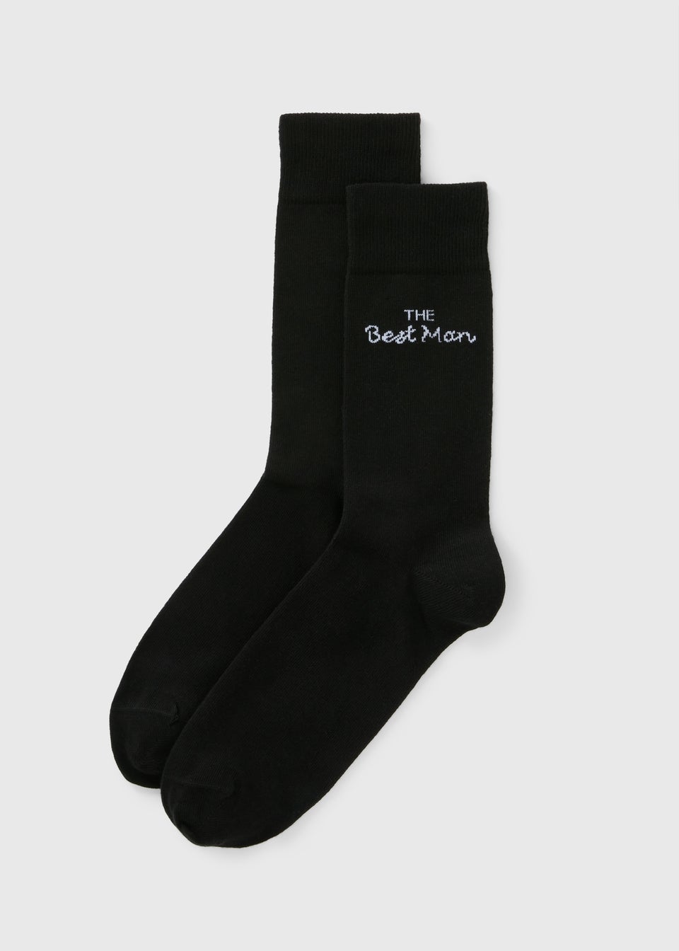 Black Best Man Wedding Socks