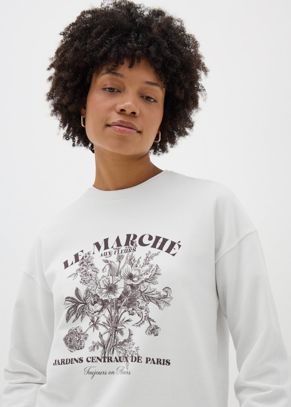 Cream Le Marche Graphic Sweatshirt