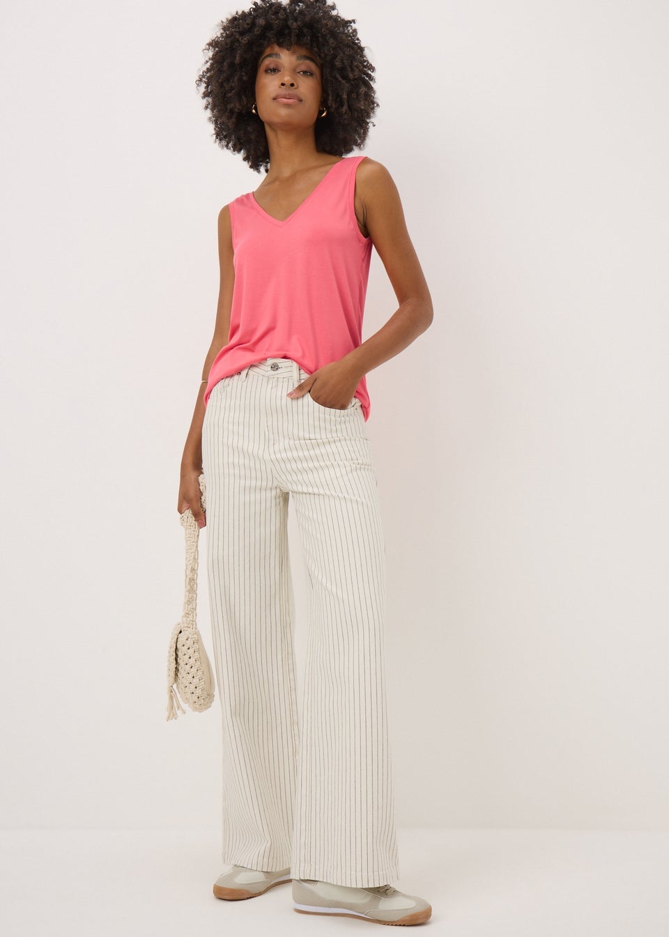 Coral V Neck Vest