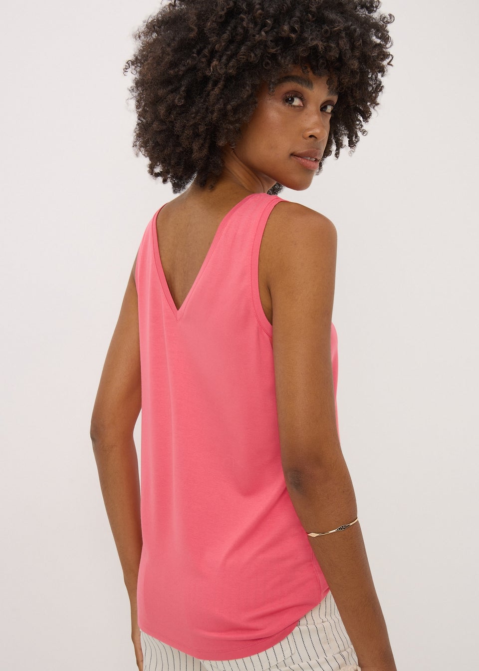 Coral V Neck Vest