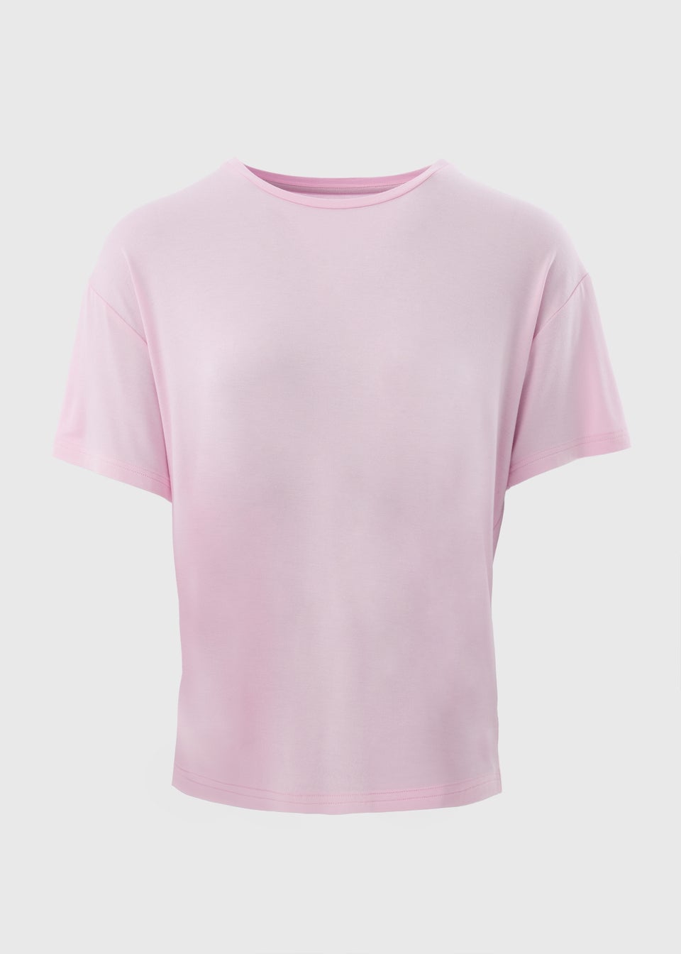 Pink Crew Neck Relaxed T-Shirt