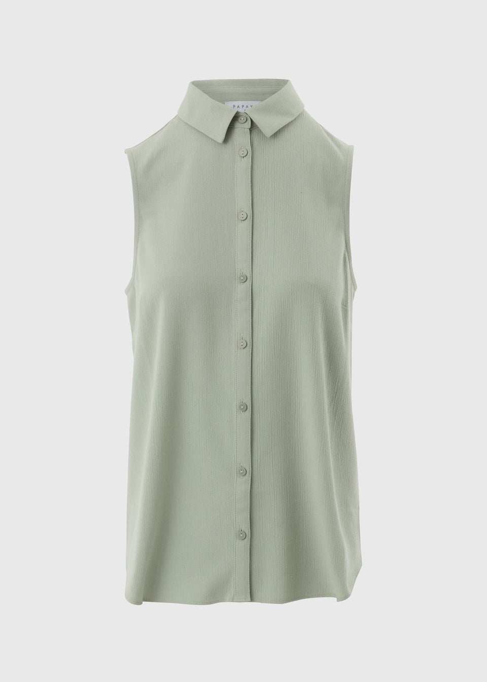 Sage Green Sleeveless Shirt