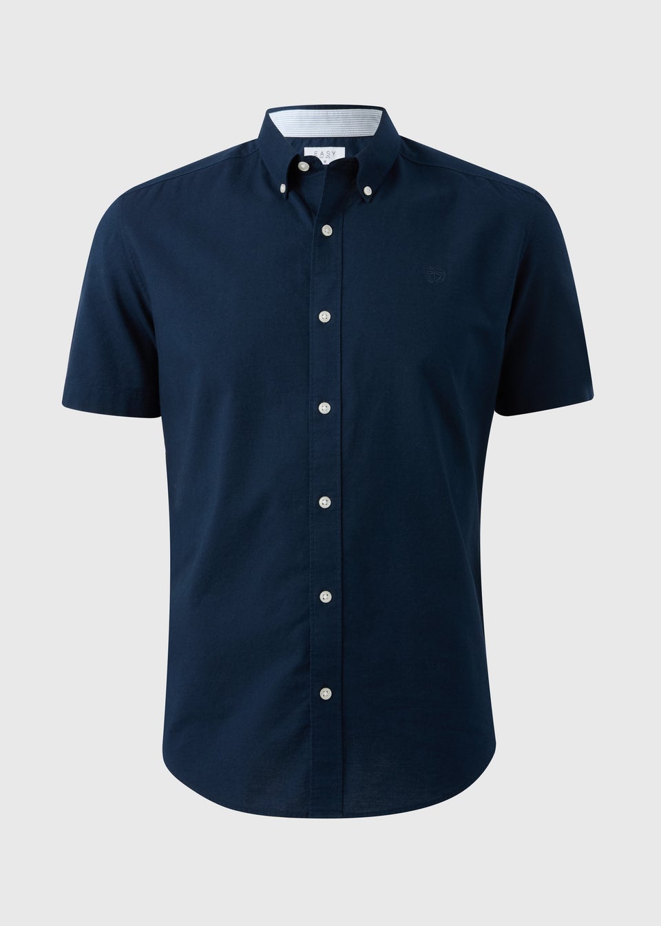 Navy Short Sleeve Oxford Shirt