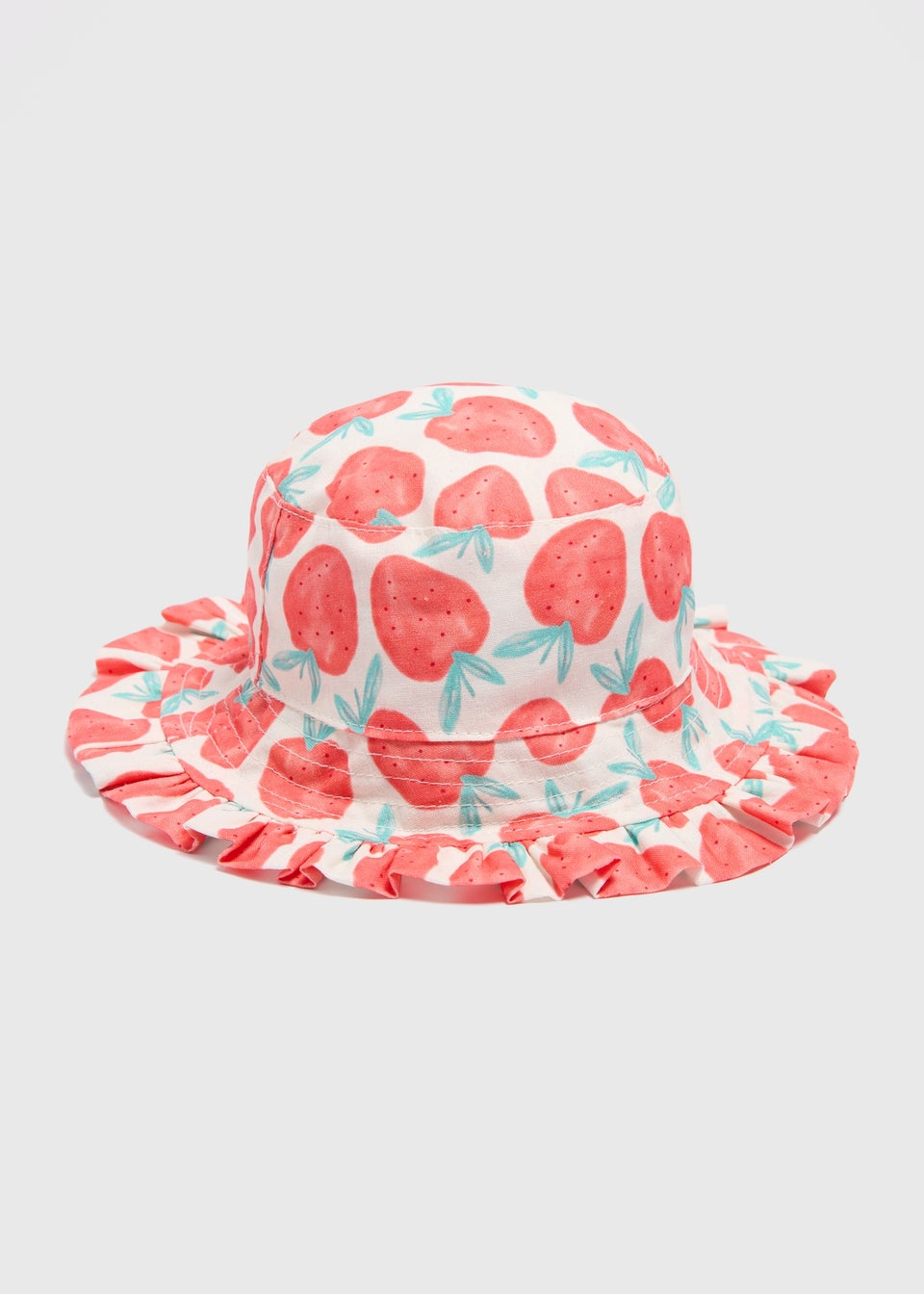 Baby Red Strawberry Bucket Hat (Newborn-24mths)