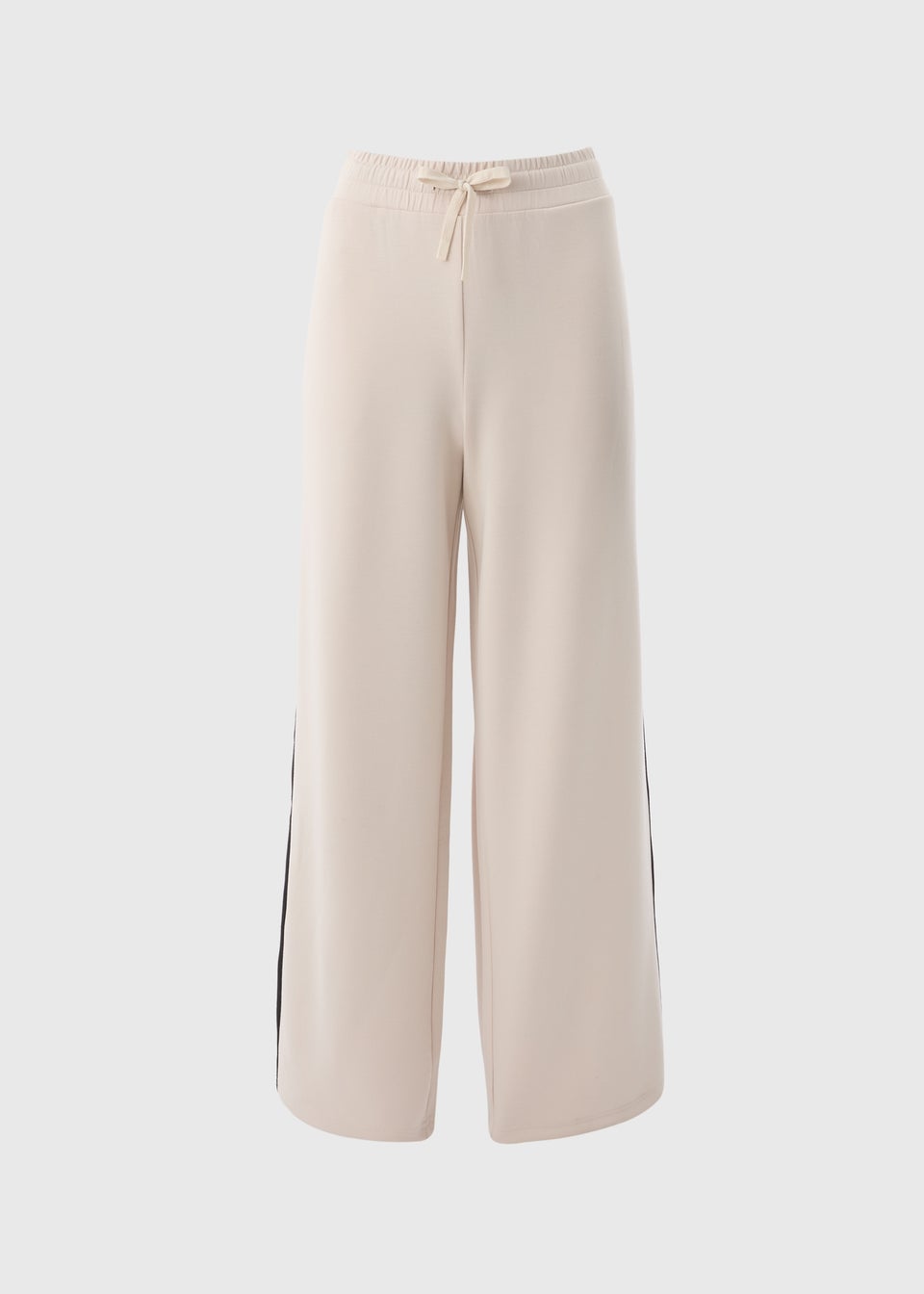 Souluxe Beige Wide Leg Jogging Bottoms