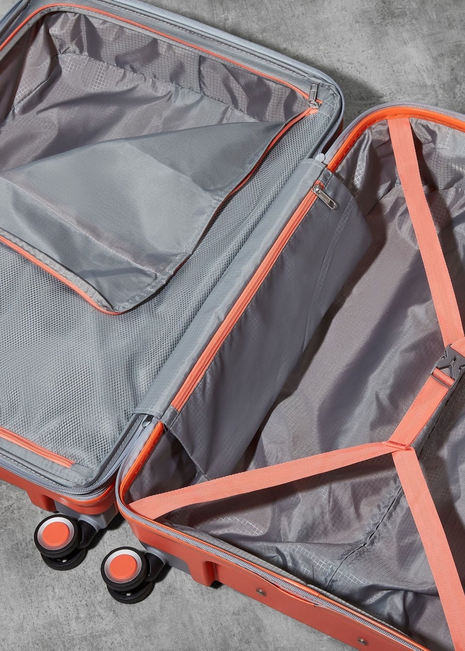 Rock Sunwave Suitcase Peach