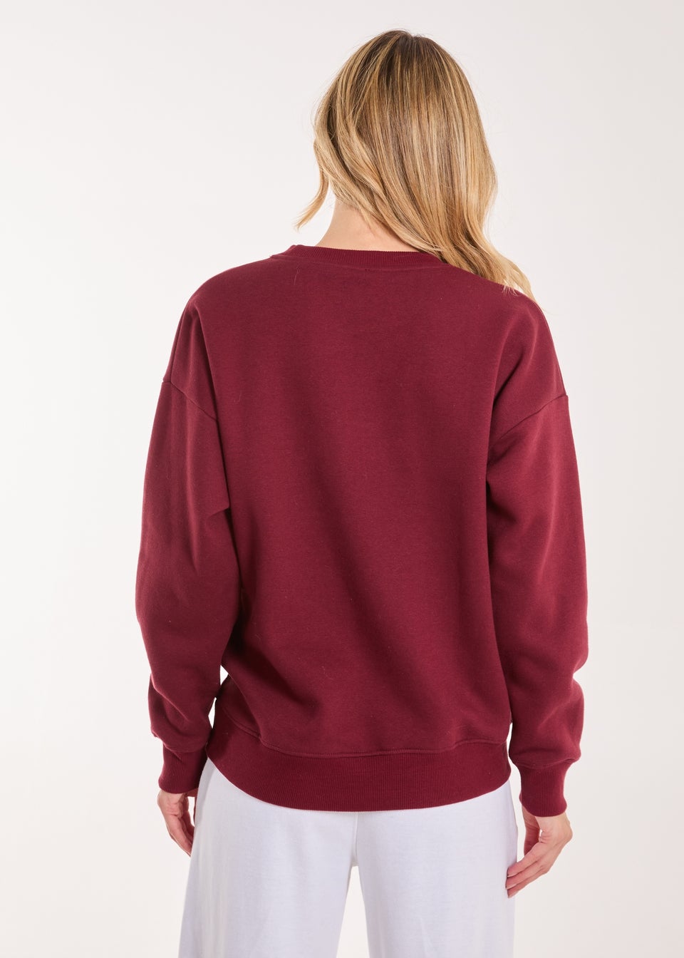 Pink Vanilla Burgundy Copenhagen Sweater Matalan