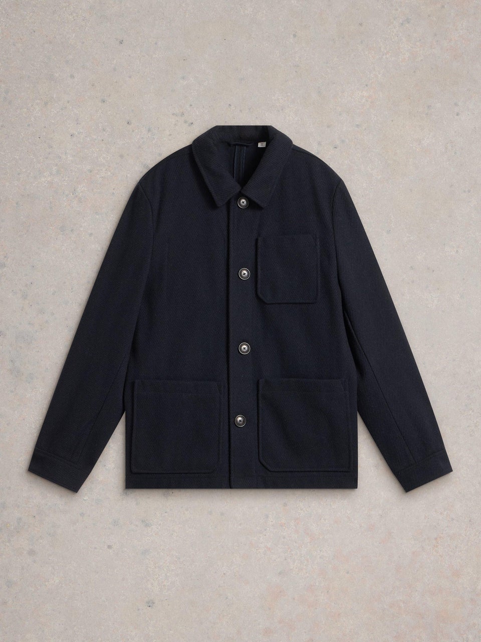 Hemdjacke aus Wollmischung