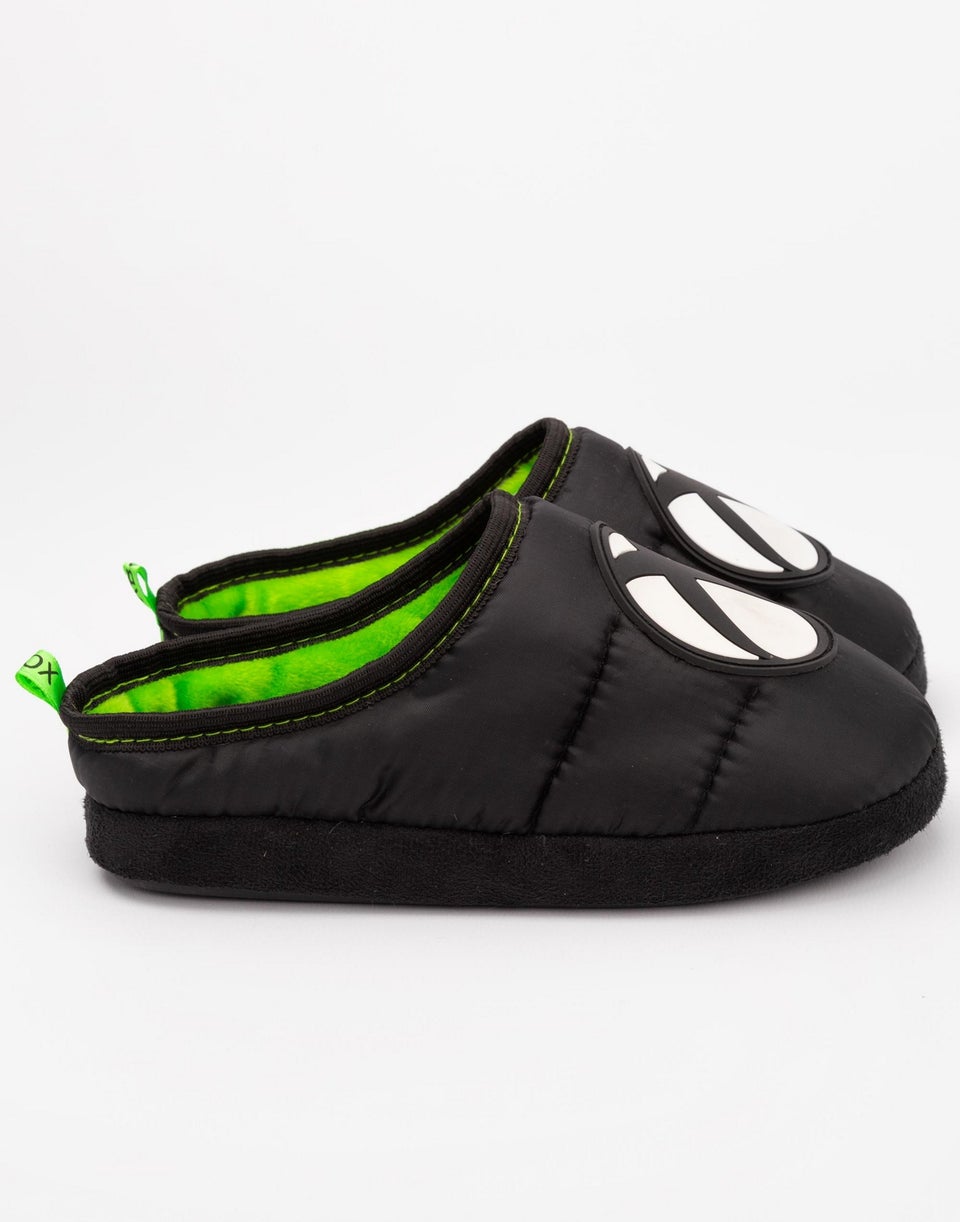 Xbox Boys Black Logo Mule Slippers (13 Younger - 5 Older)