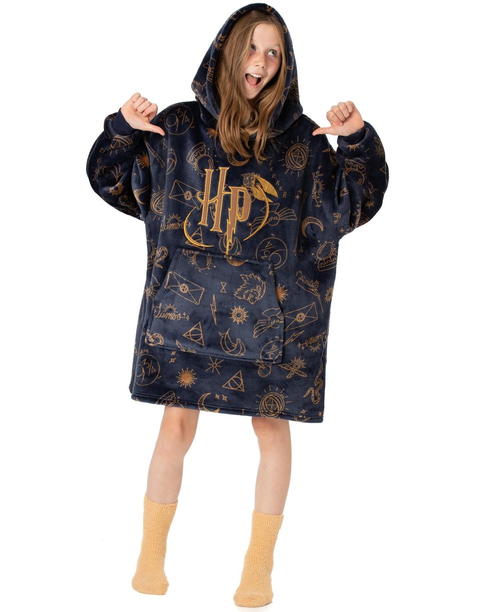 Hogwarts hooded blanket online