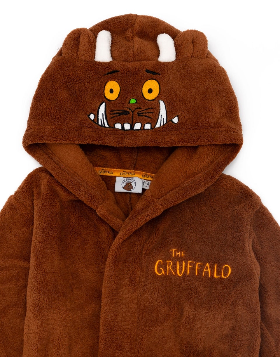 Gruffalo & Friends Unisex Kids Brown Gruffalo Bathrobe (12 Months-8 Years)