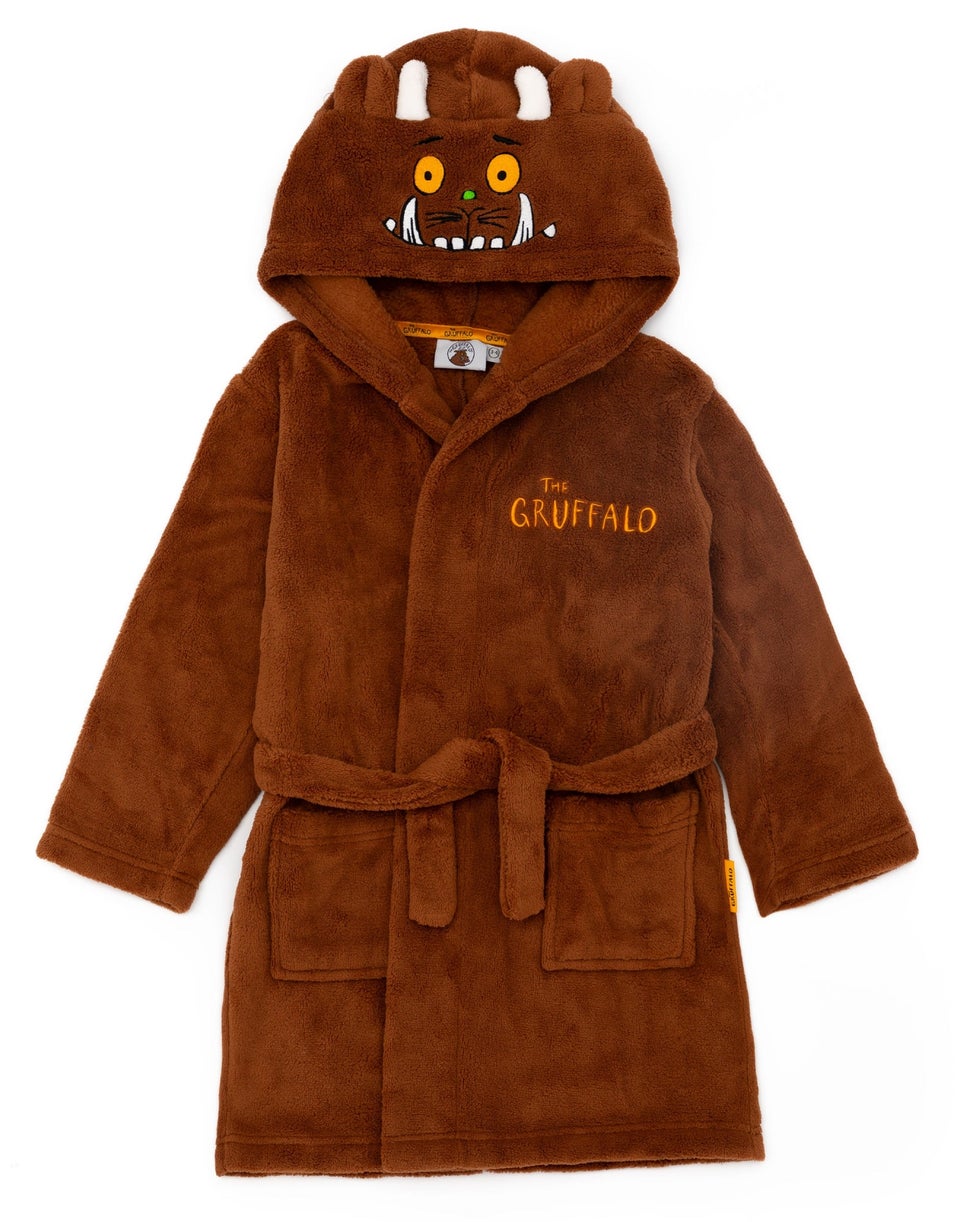 Gruffalo & Friends Unisex Kids Brown Gruffalo Bathrobe (12 Months-8 Years)