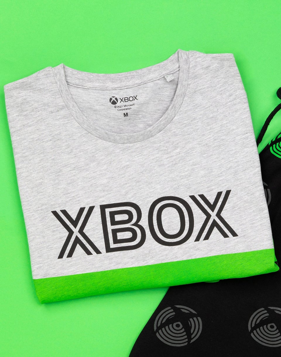 Xbox Mens Black Logo Short Sleeve Short Leg Pyjama Set Matalan
