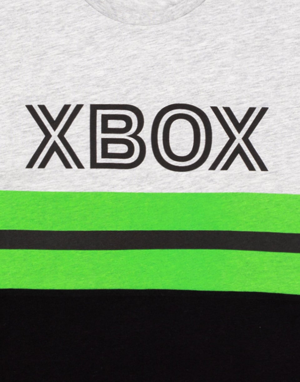 Xbox Mens Black Logo Short Sleeve Short Leg Pyjama Set