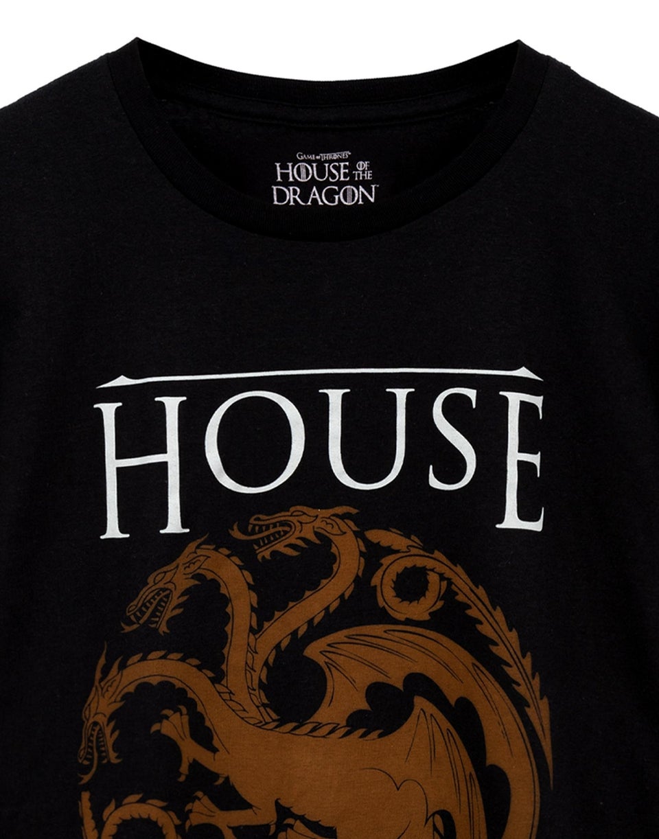 Game of Thrones Mens Black Logo T-Shirt