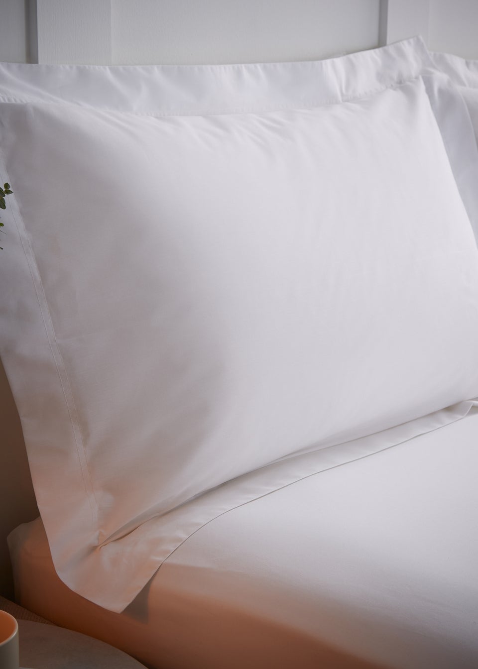 Bianca Fine Linens White Temperature Controlling Tencel Lyocell Oxford Pillowcase