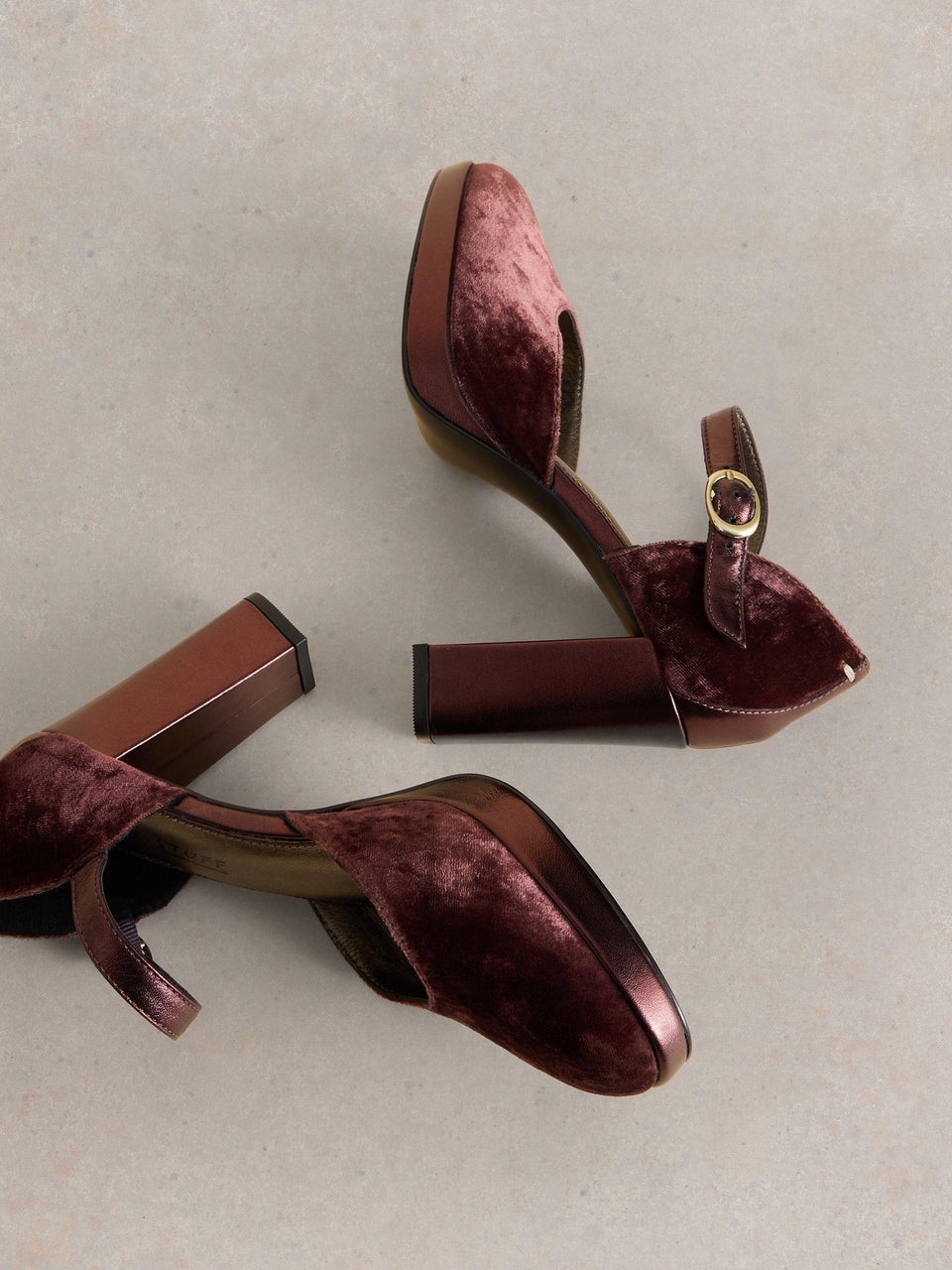 Plateau-Pumps Priscilla Samt