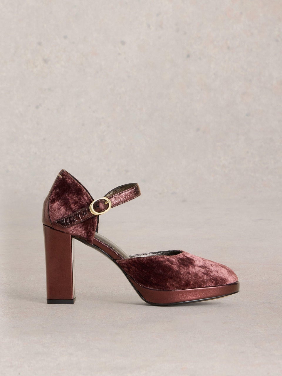 Plateau-Pumps Priscilla Samt