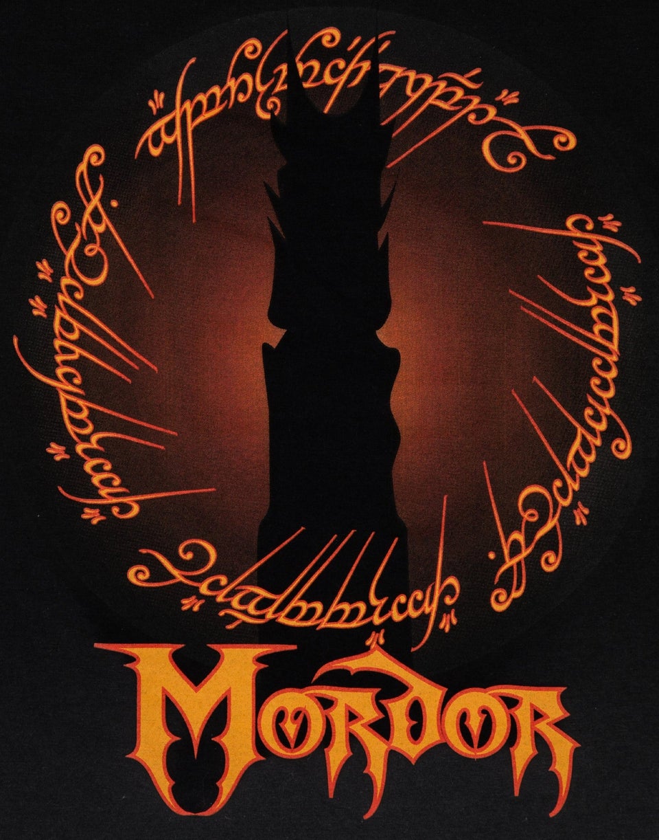 Lord Of The Rings Black Mordor T-Shirt