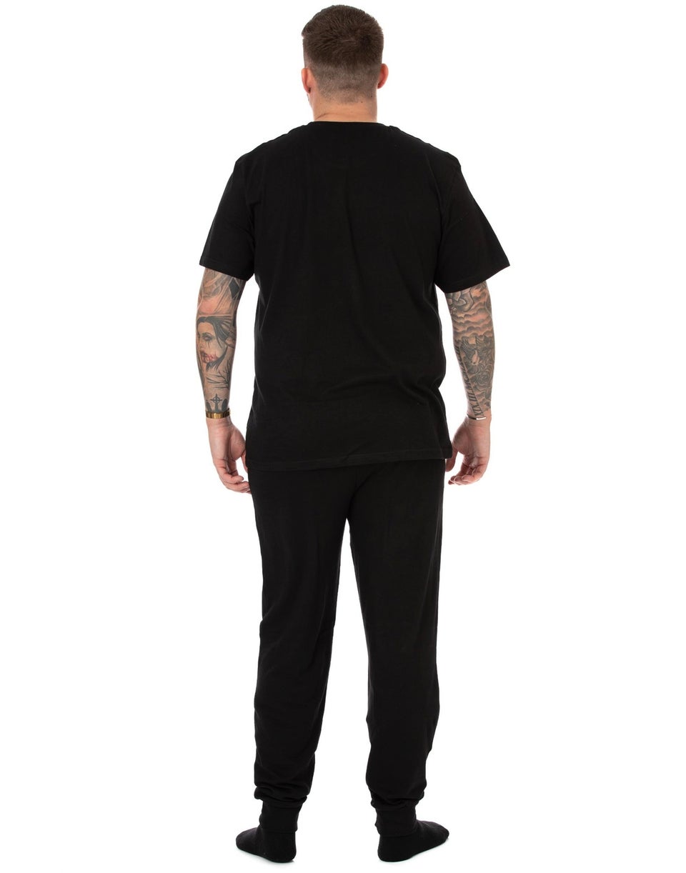 Peaky Blinders Black Short Sleeve Long Leg Pyjama Set