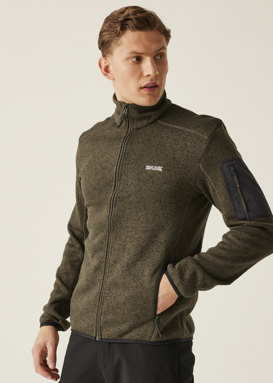 Regatta Green Newhill Full Zip Fleece Matalan