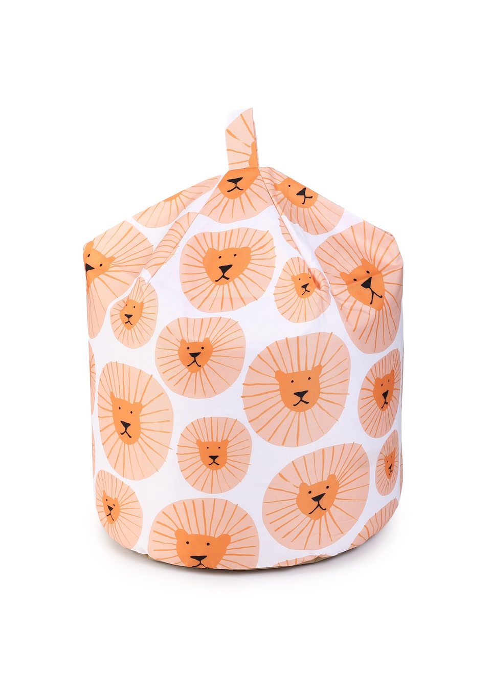 Kaikoo Orange Kids Beanbag Lion Face