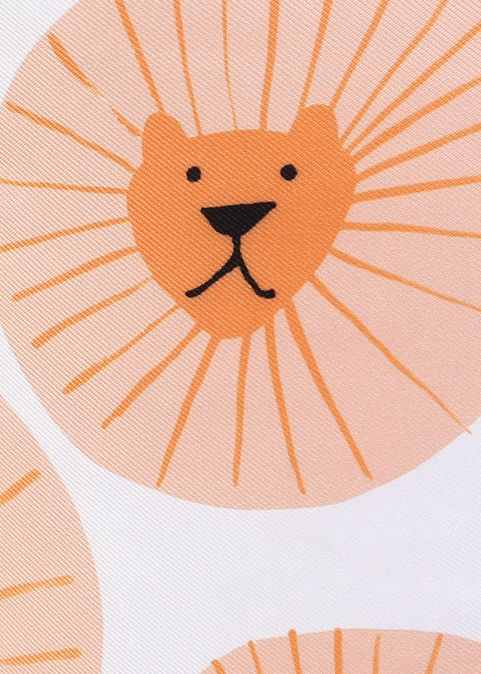 Kaikoo Orange Kids Beanbag Lion Face