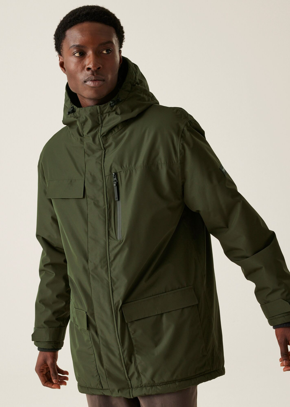 Regatta Dark Khaki Penbreck II Waterproof Jacket Matalan