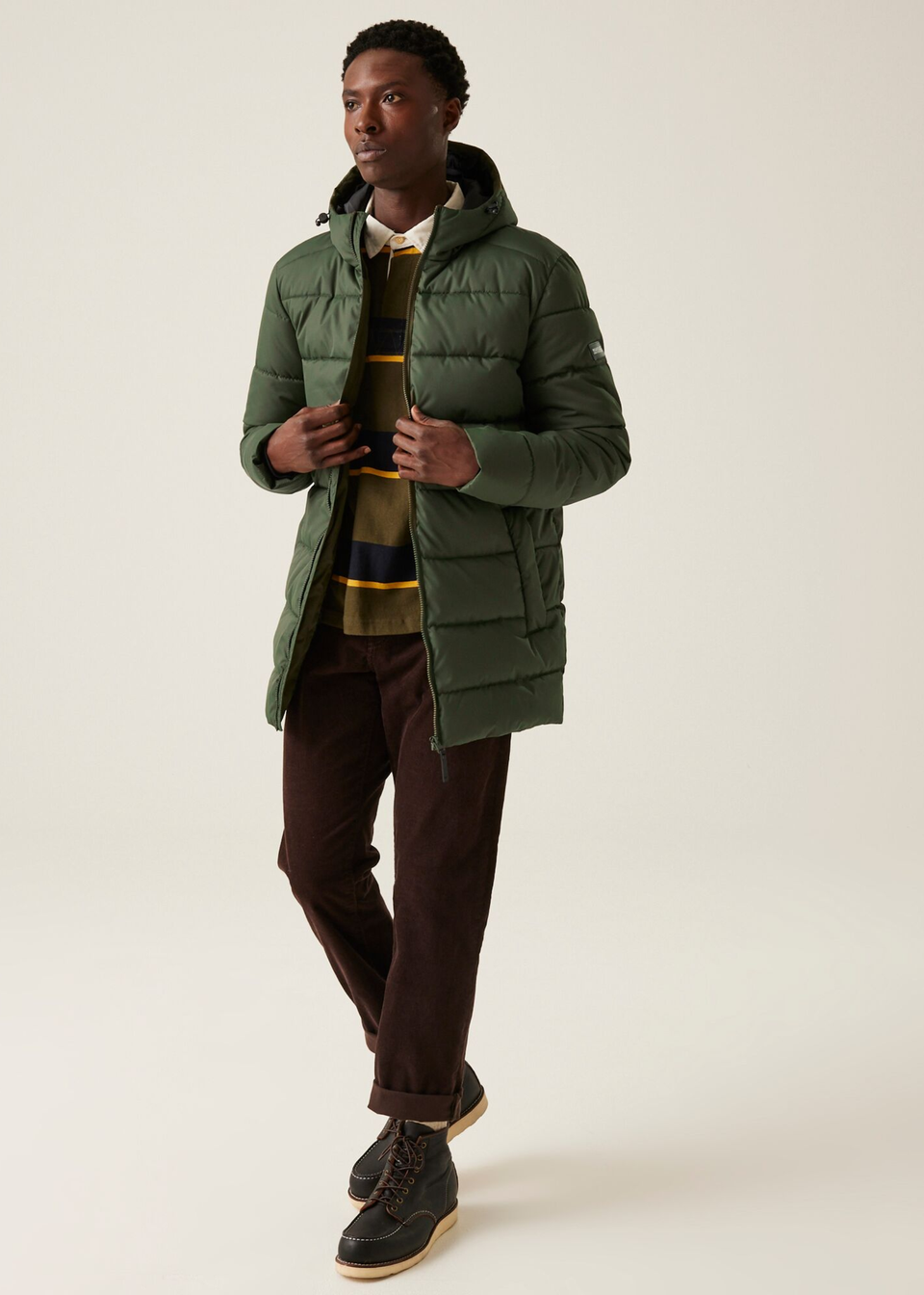 Regatta Dark Khaki Lakiver Padded Jacket