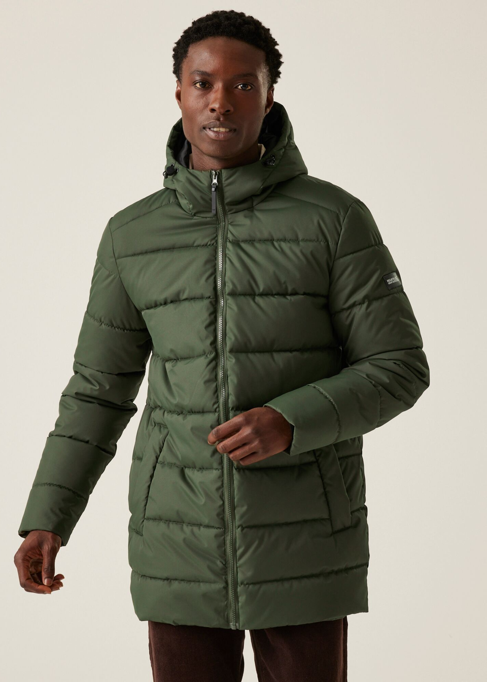 Regatta Dark Khaki Lakiver Padded Jacket Matalan