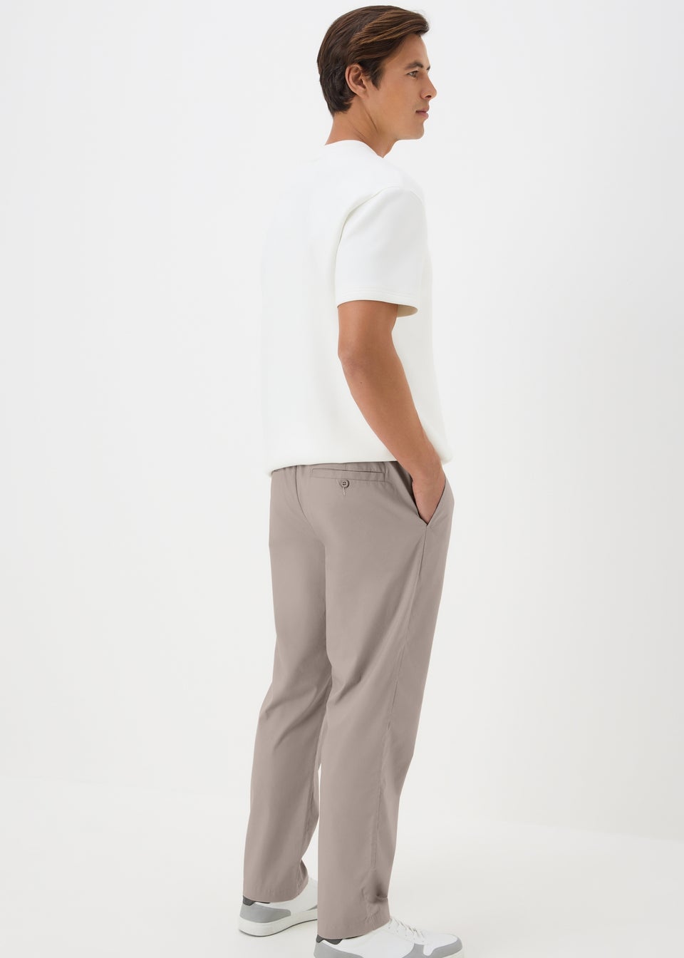 Mushroom Smart Trousers