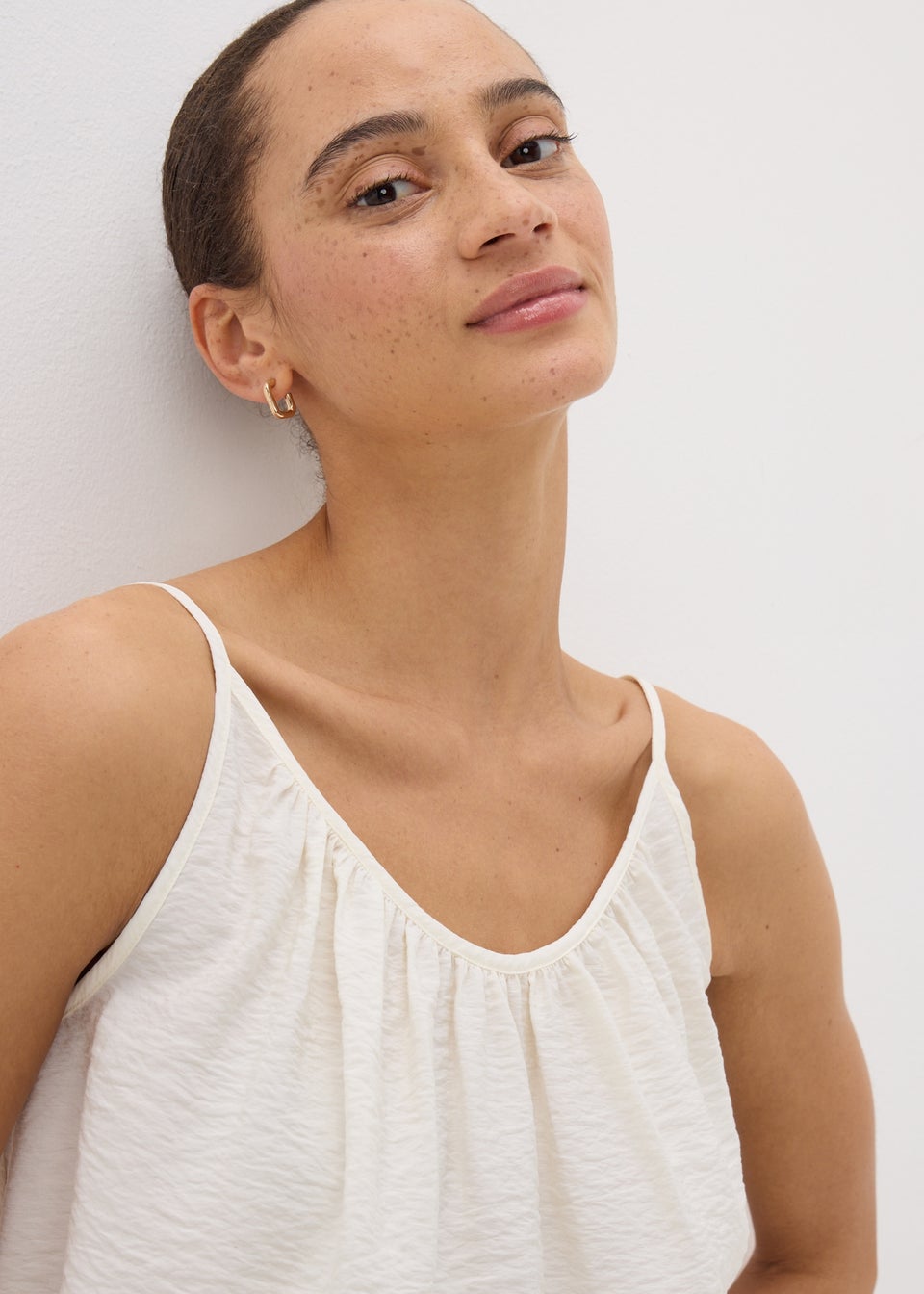 Cream Cami Top