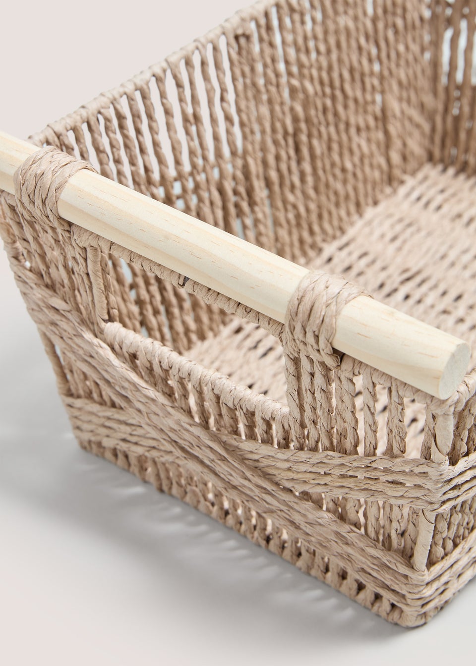 Neutral Highland Cow Basket