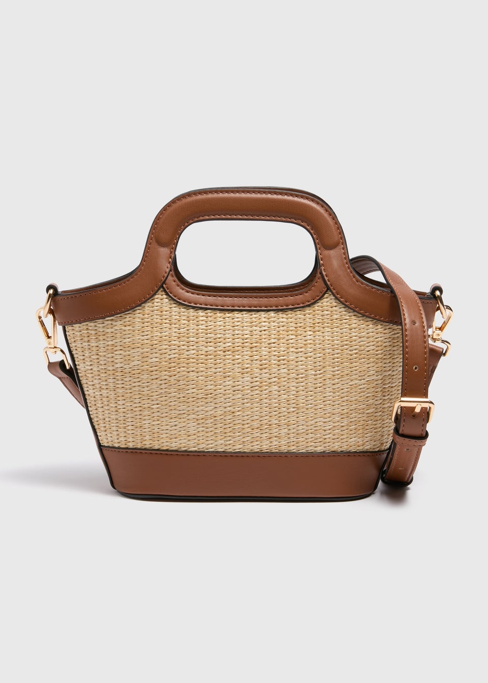 Tan Mini Tote Bag