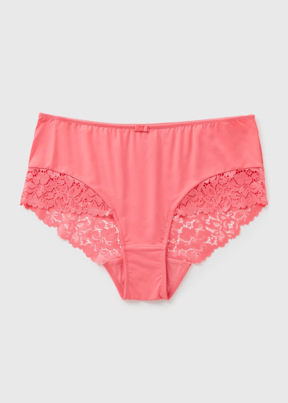 Coral Lace Detail Midi Knickers